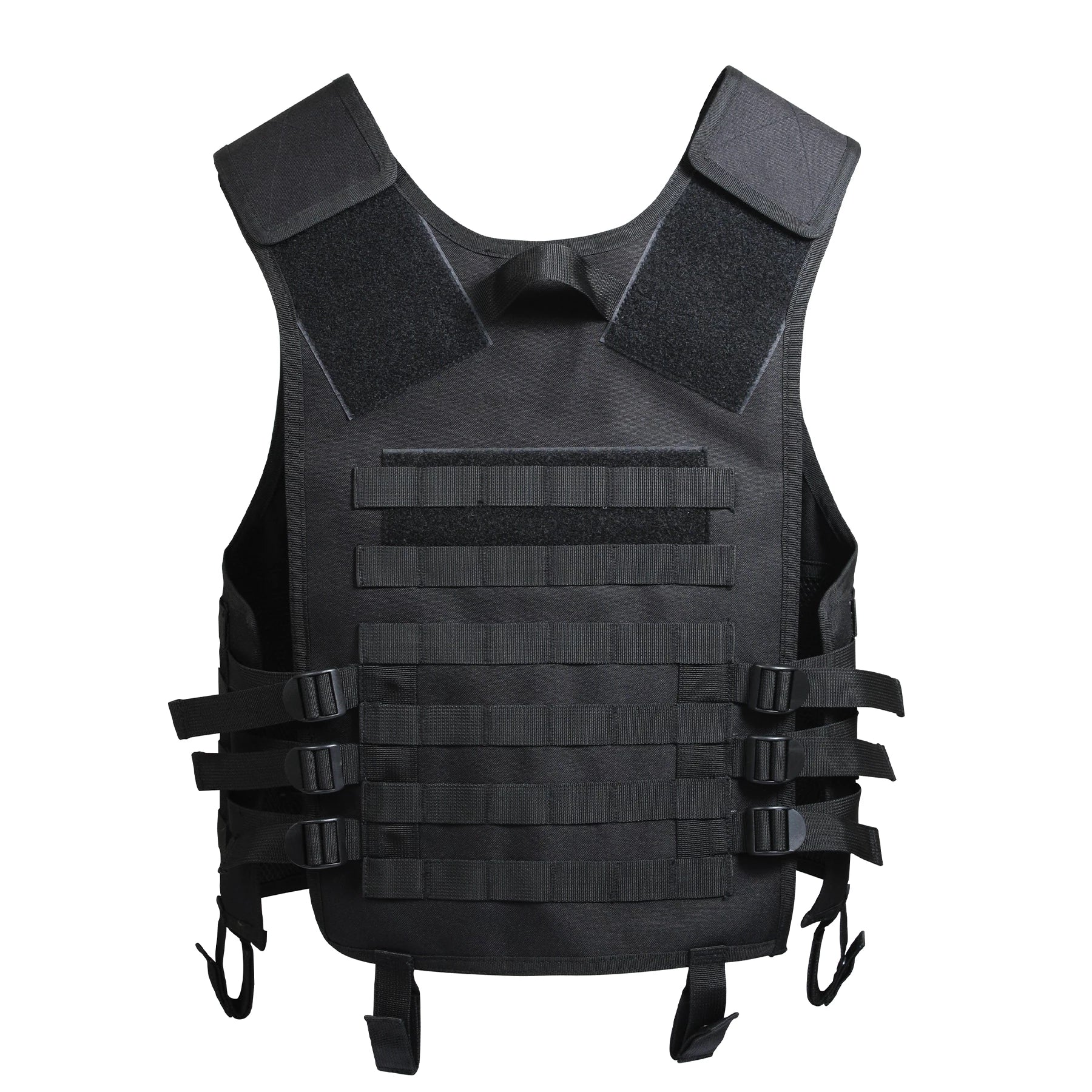 Rothco MOLLE Modular Vest Black Tactical side detail photo