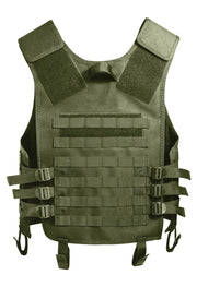 Rothco MOLLE Modular Vest Black Tactical close-up photo