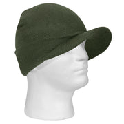 Rothco WWII M1941 Acrylic Knit Watch Cap with Brim side detail photo