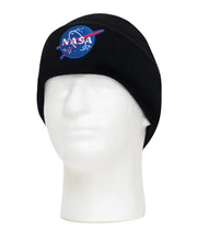 Rothco Deluxe NASA Meatball Logo Embroidered Watch Cap - Black detail photo