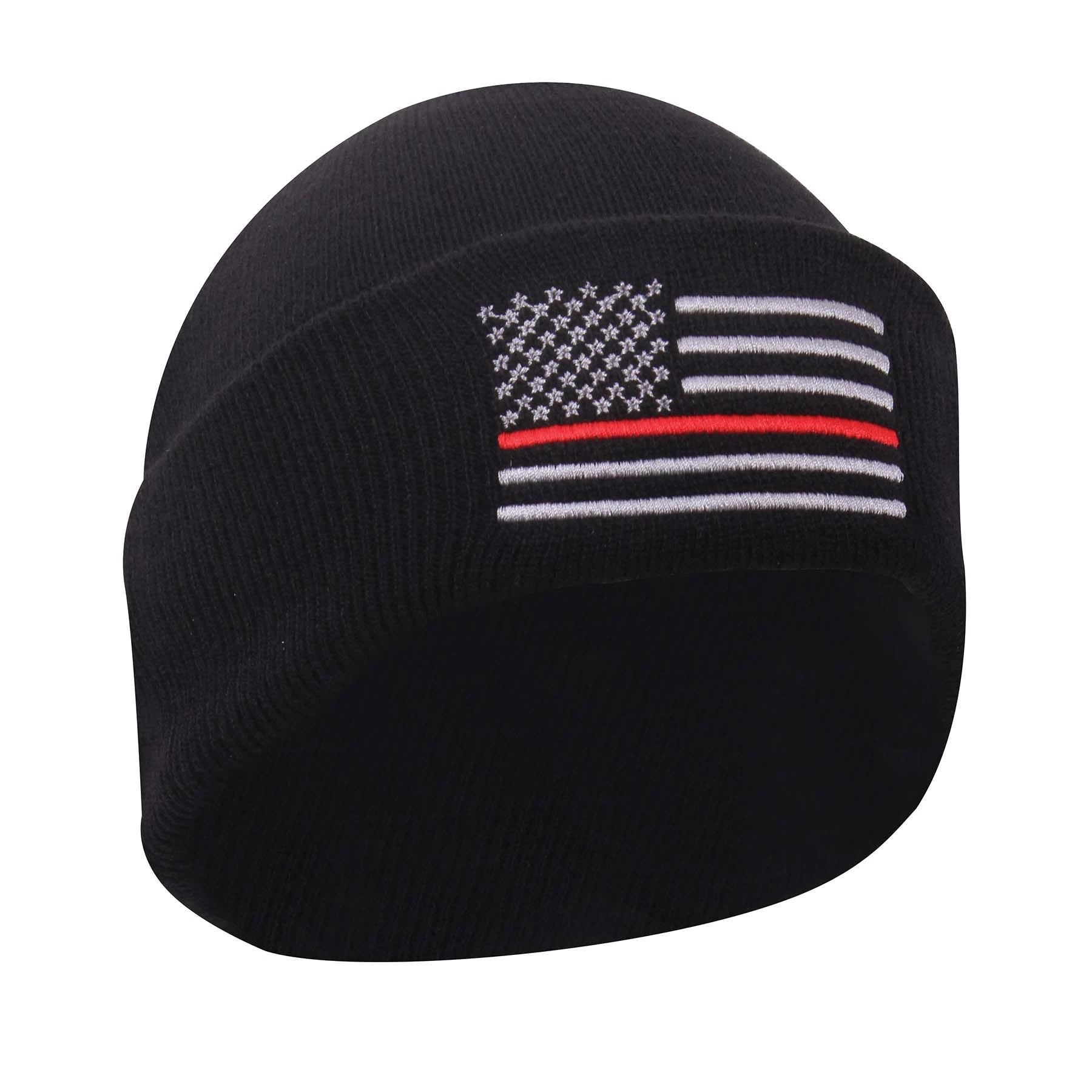 Rothco Deluxe Thin Red Line Watch Cap Caps & Beanies detail photo