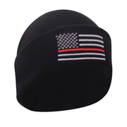 Rothco Deluxe Thin Red Line Watch Cap Caps & Beanies detail photo