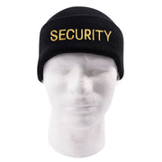 Rothco Embroidered Security Watch Cap - Black & Gold Caps alternate photo