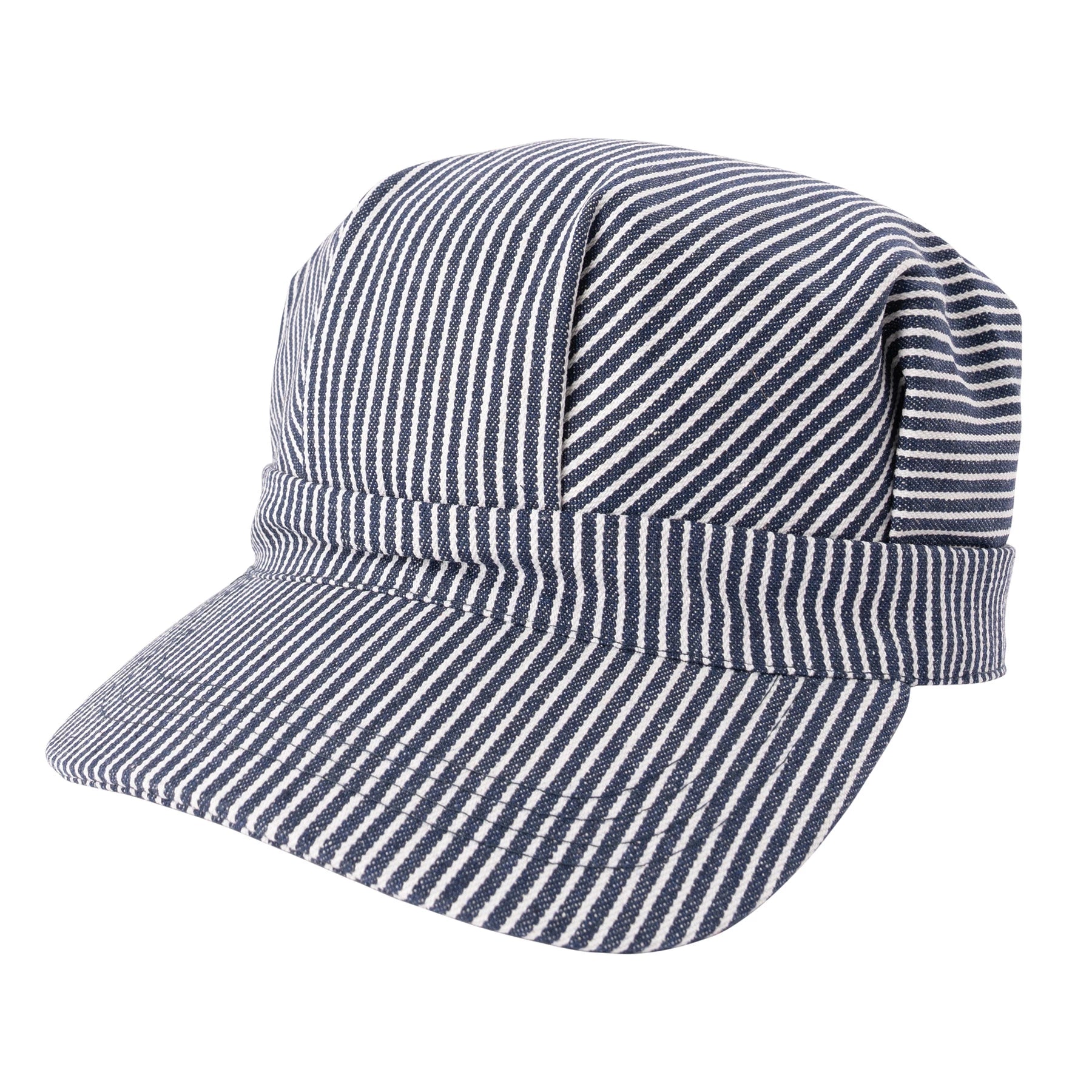 Hickory Stripe Engineer Cap
