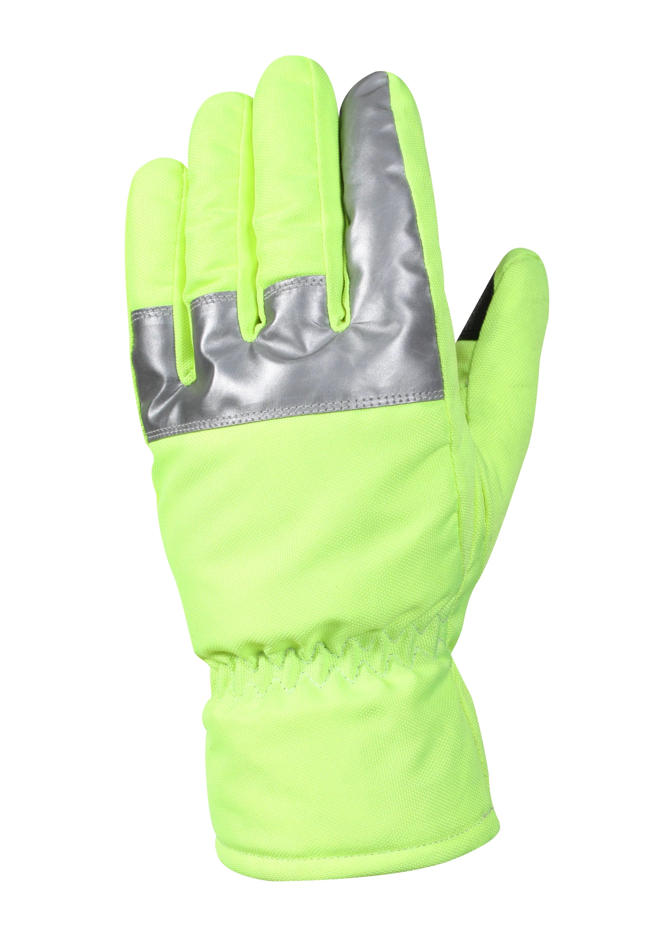 Rothco Safety Green Gloves With Reflective Tape Cold Weather detail photo