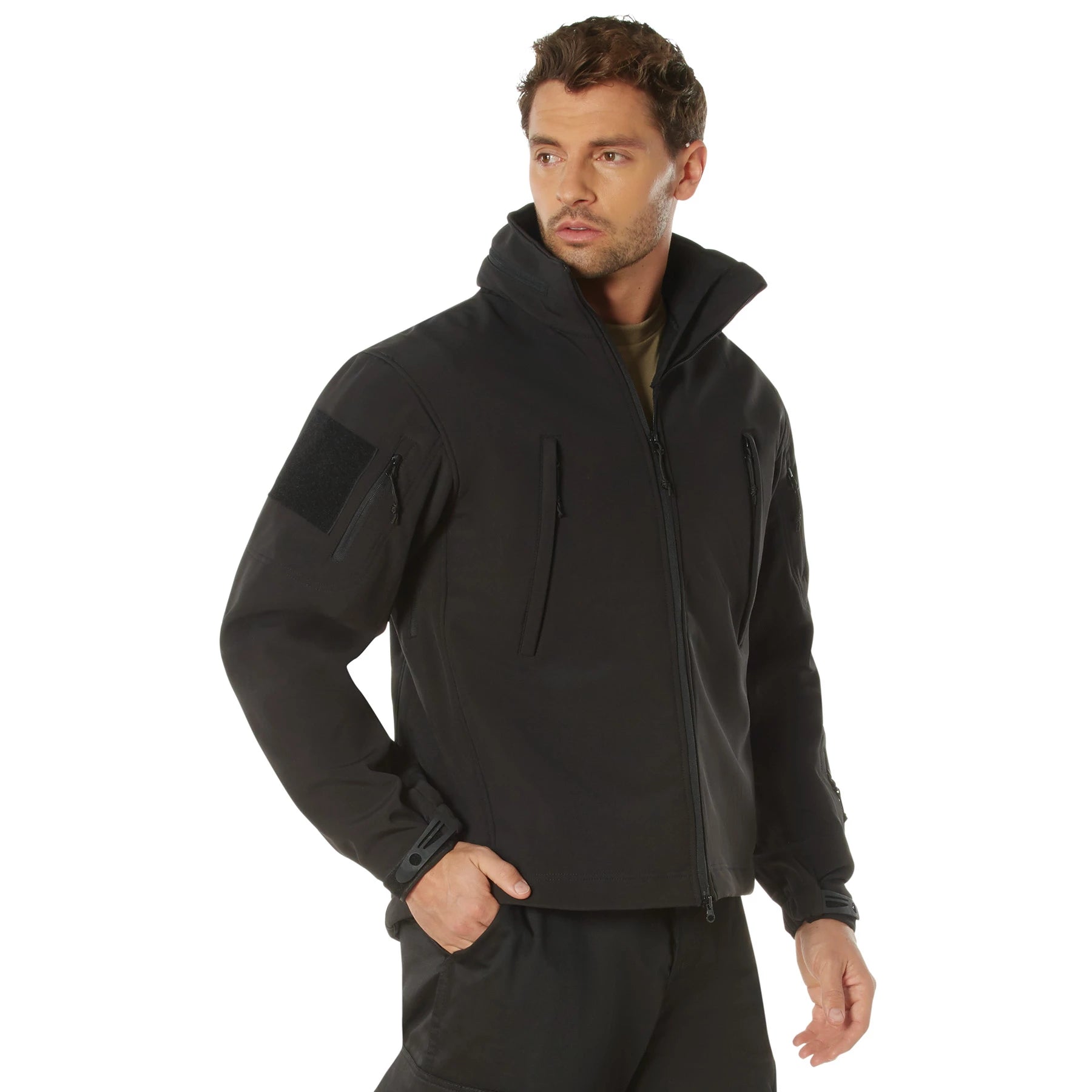 Rothco Concealed Carry Soft Shell Jacket Clothing angled product photo
