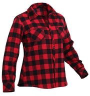 Rothco Womens Plaid Flannel Shirt and Casual Shirts detail photo