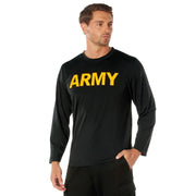 Rothco Long Sleeve Army PT Shirt Physical Training P/T T-Shirts additional view