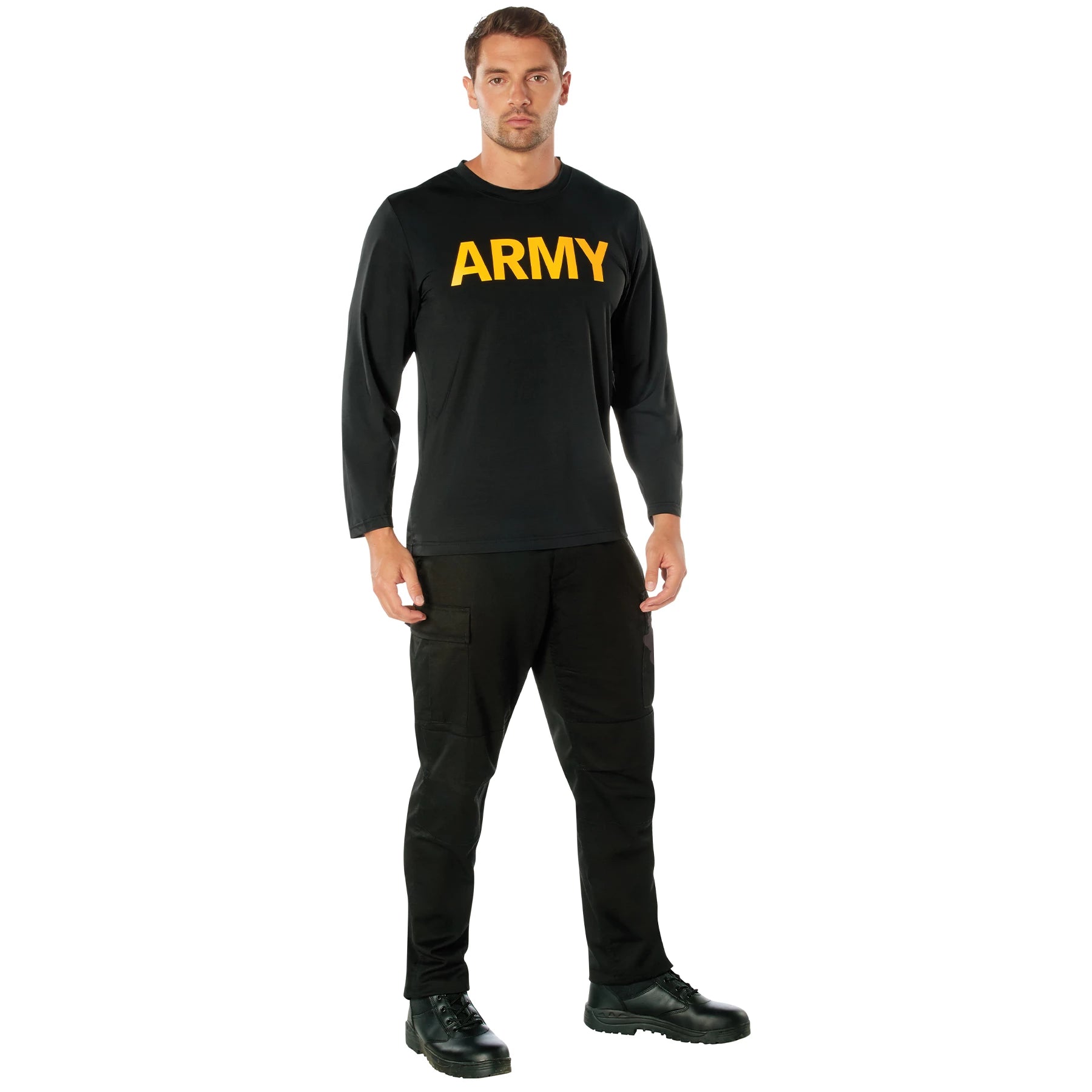 Rothco Long Sleeve Army PT Shirt Physical Training P/T T-Shirts alternate photo