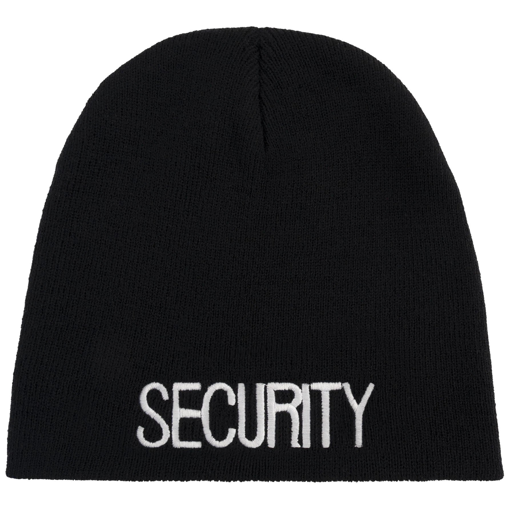 Rothco Embroidered Security Acrylic Skull Cap Watch Caps & Beanies reverse view