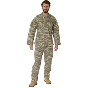 Rothco Camo Combat Uniform Shirt Shirts side detail photo