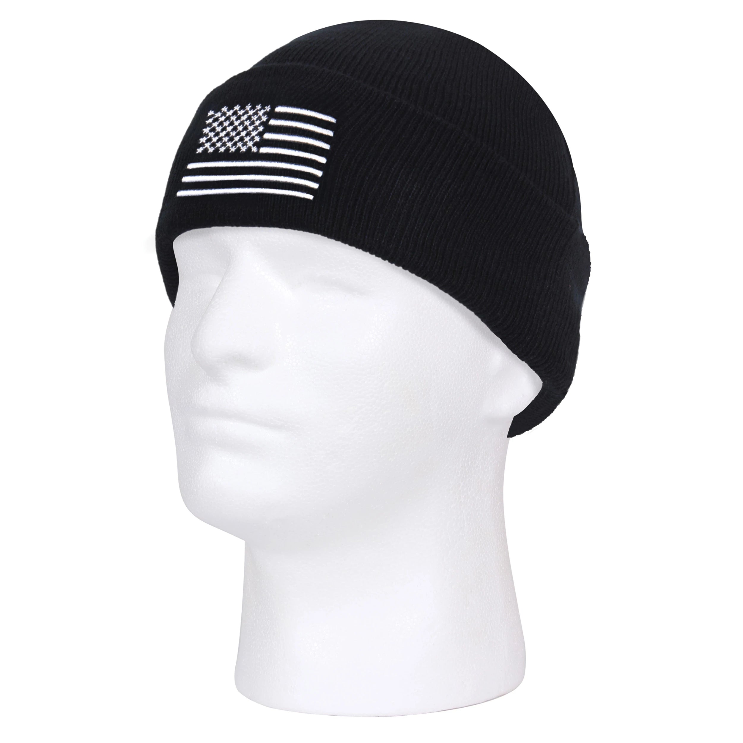 Rothco US Flag Embroidered Fine Knit Watch Cap