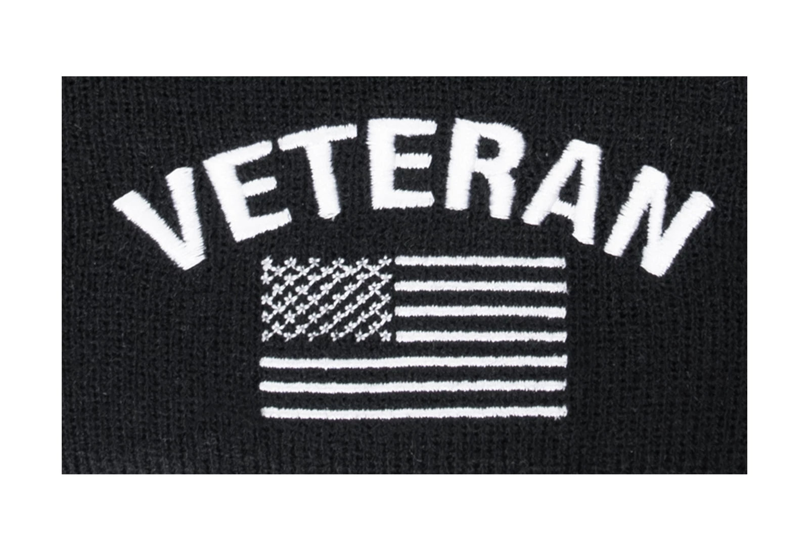 Rothco Veteran With US Flag Fine Knit Watch Cap - alternate photo