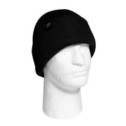 Rothco Deluxe Fine Knit Sherpa-Lined Watch Cap Black Caps & additional view