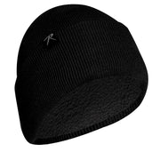 Rothco Deluxe Fine Knit Sherpa-Lined Watch Cap Black Caps & detail photo