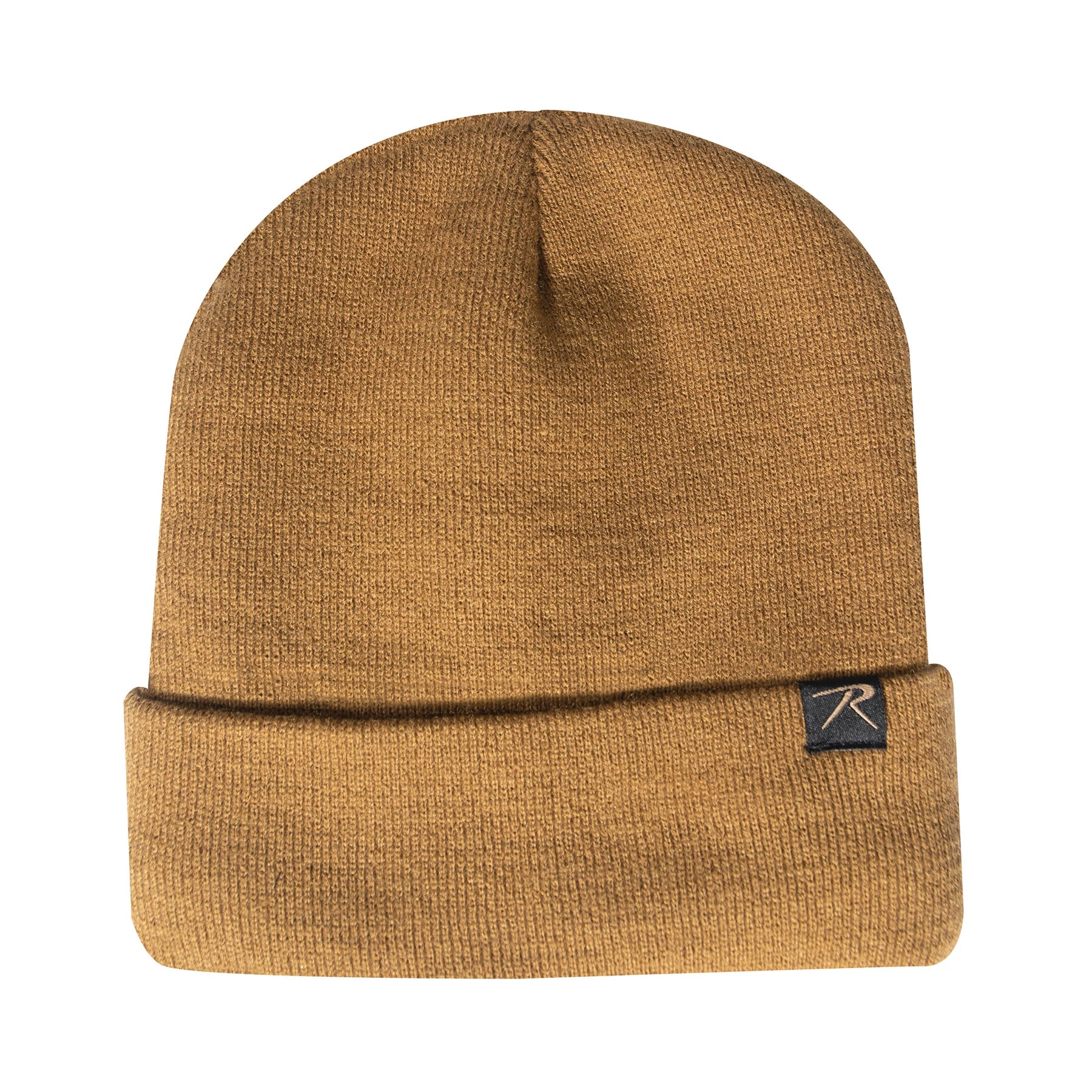 Rothco Deluxe Fine Knit Sherpa-Lined Watch Cap Black Caps angled product photo