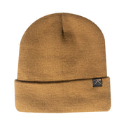 Rothco Deluxe Fine Knit Sherpa-Lined Watch Cap Black Caps angled product photo