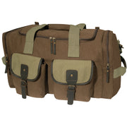 Rothco Long Journey Canvas Travel Bag Olive Drab New side detail photo