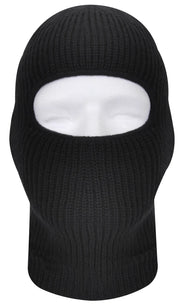 Rothco Fine Knit One Hole Facemask Black New Arrivals additional view