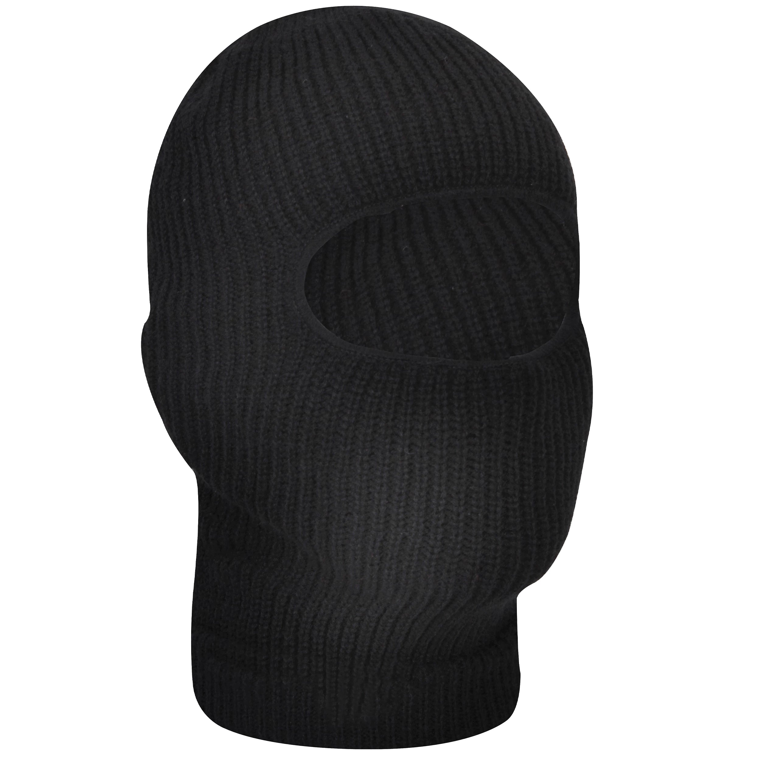 Rothco Fine Knit One Hole Facemask Black New Arrivals close-up photo