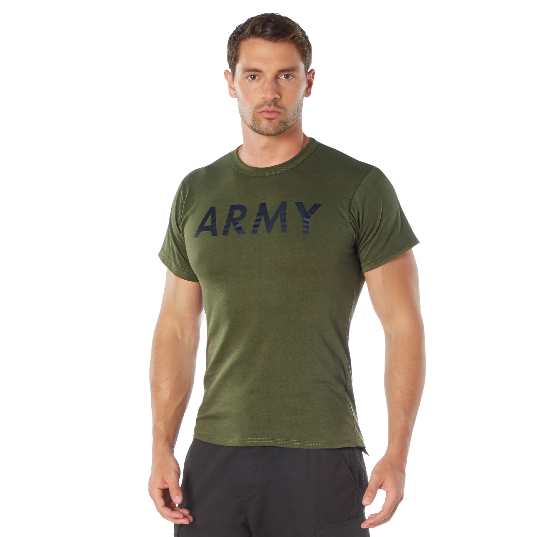 Rothco Olive Drab Military Physical Training T-Shirt T-Shirts detail photo