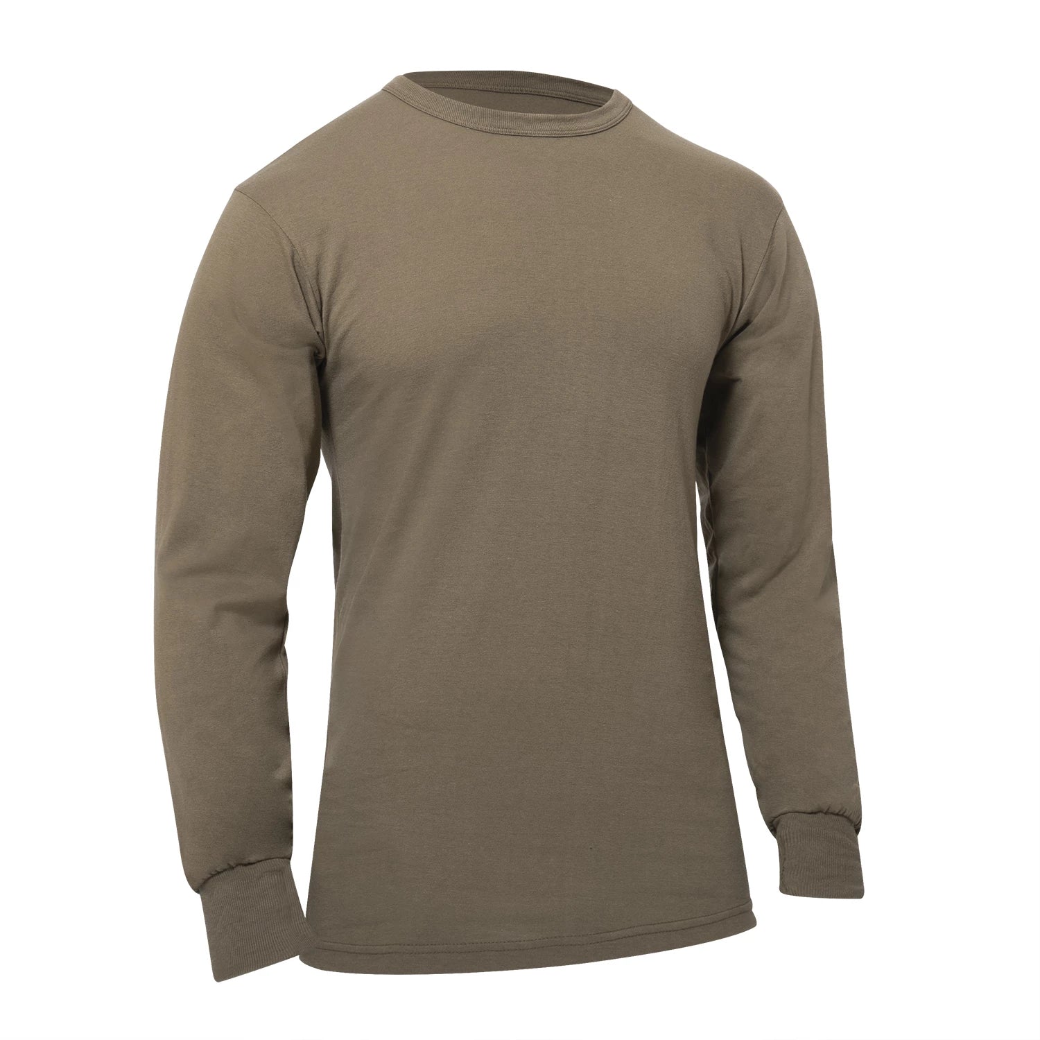 Rothco Long Sleeve Solid T-Shirt AR 670-1 Compliant Military Gear reverse view