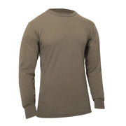 Rothco Long Sleeve Solid T-Shirt AR 670-1 Compliant Military Gear reverse view