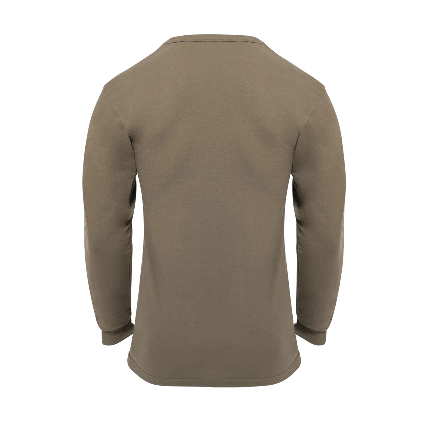 Rothco Long Sleeve Solid T-Shirt AR 670-1 Compliant Military angled product photo