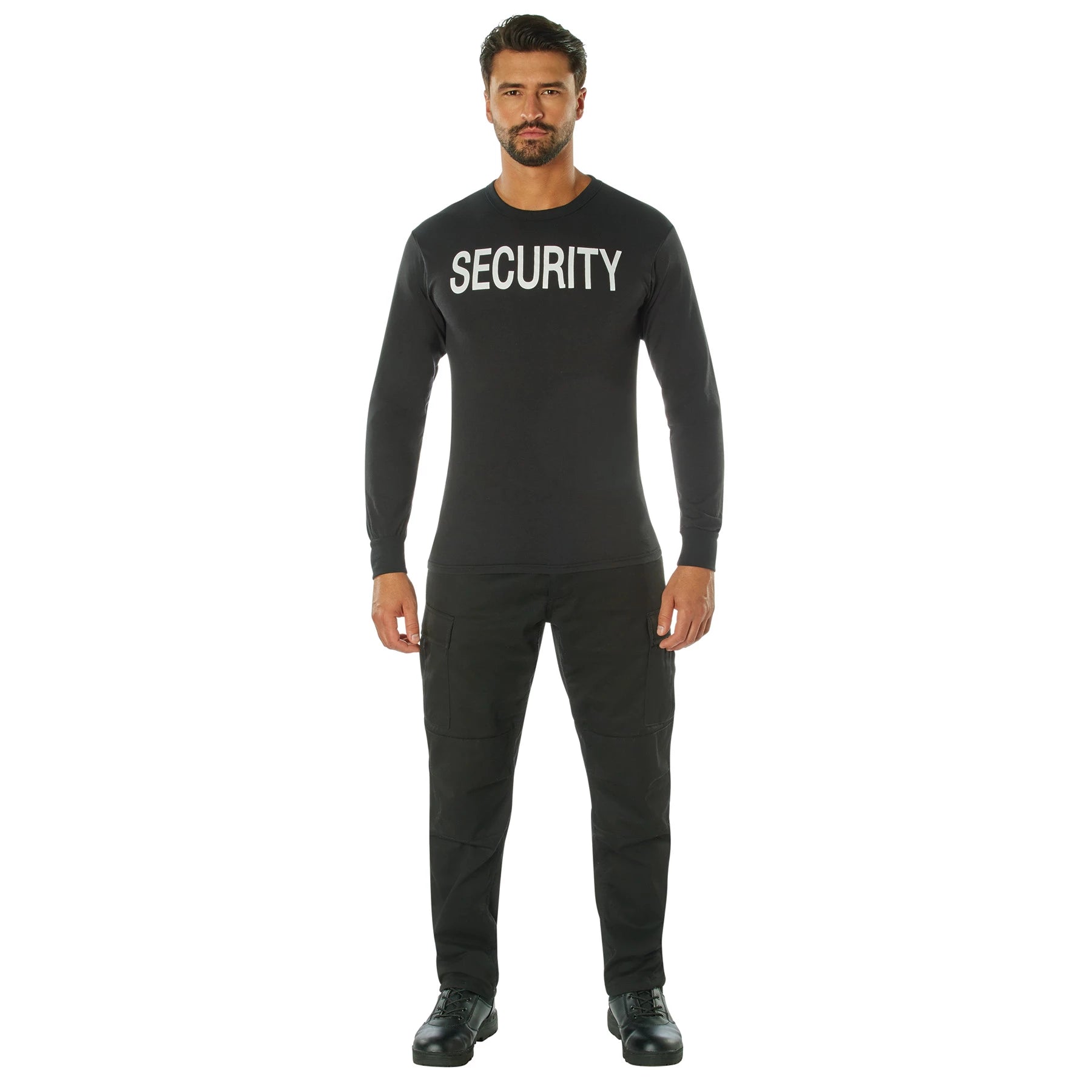 Rothco 2-Sided Security Long Sleeve T-Shirt T-Shirts close-up photo