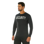 Rothco 2-Sided Security Long Sleeve T-Shirt T-Shirts detail photo