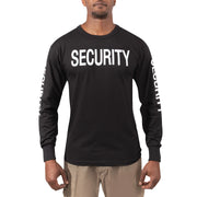 Rothco Long Sleeve Two-Sided Security T-Shirt New Arrivals additional view