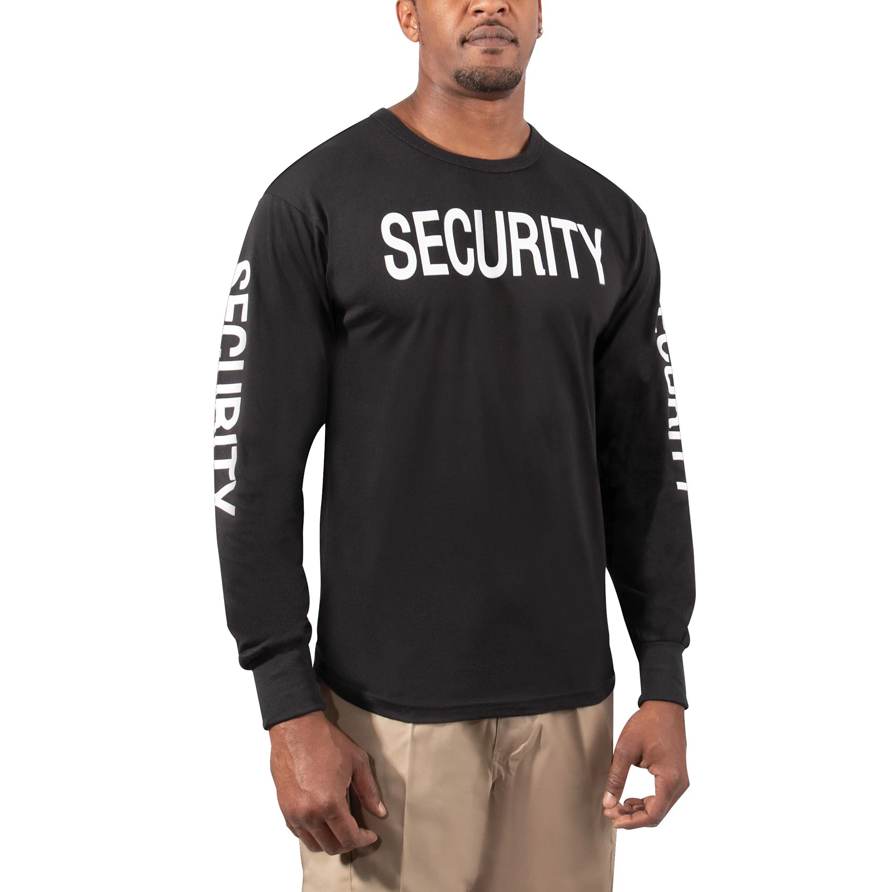 Rothco Long Sleeve Two-Sided Security T-Shirt New Arrivals detail photo