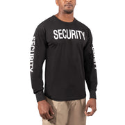 Rothco Long Sleeve Two-Sided Security T-Shirt New Arrivals detail photo