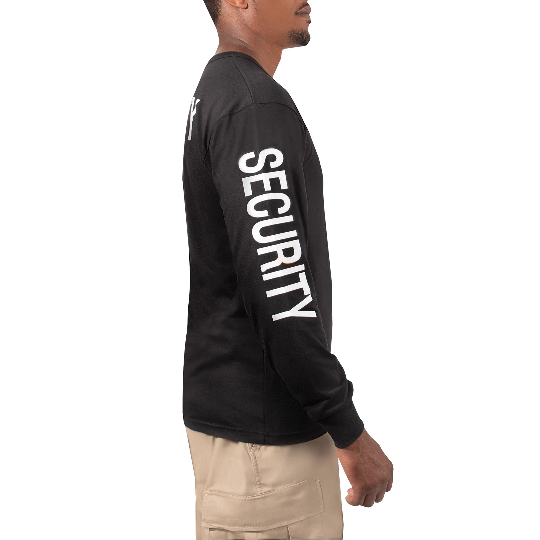Rothco Long Sleeve Two-Sided Security T-Shirt New Arrivals close-up photo
