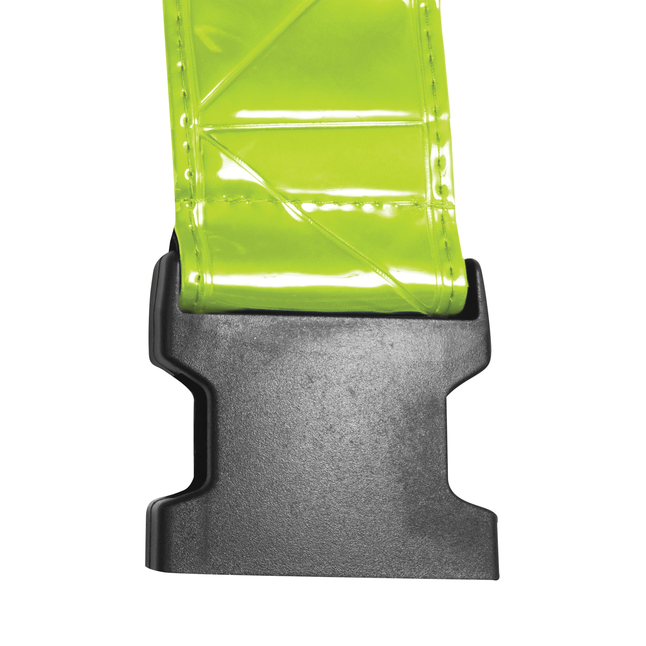 Rothco Reflective Physical Training Belt Safety Green P/T Shorts angled product photo