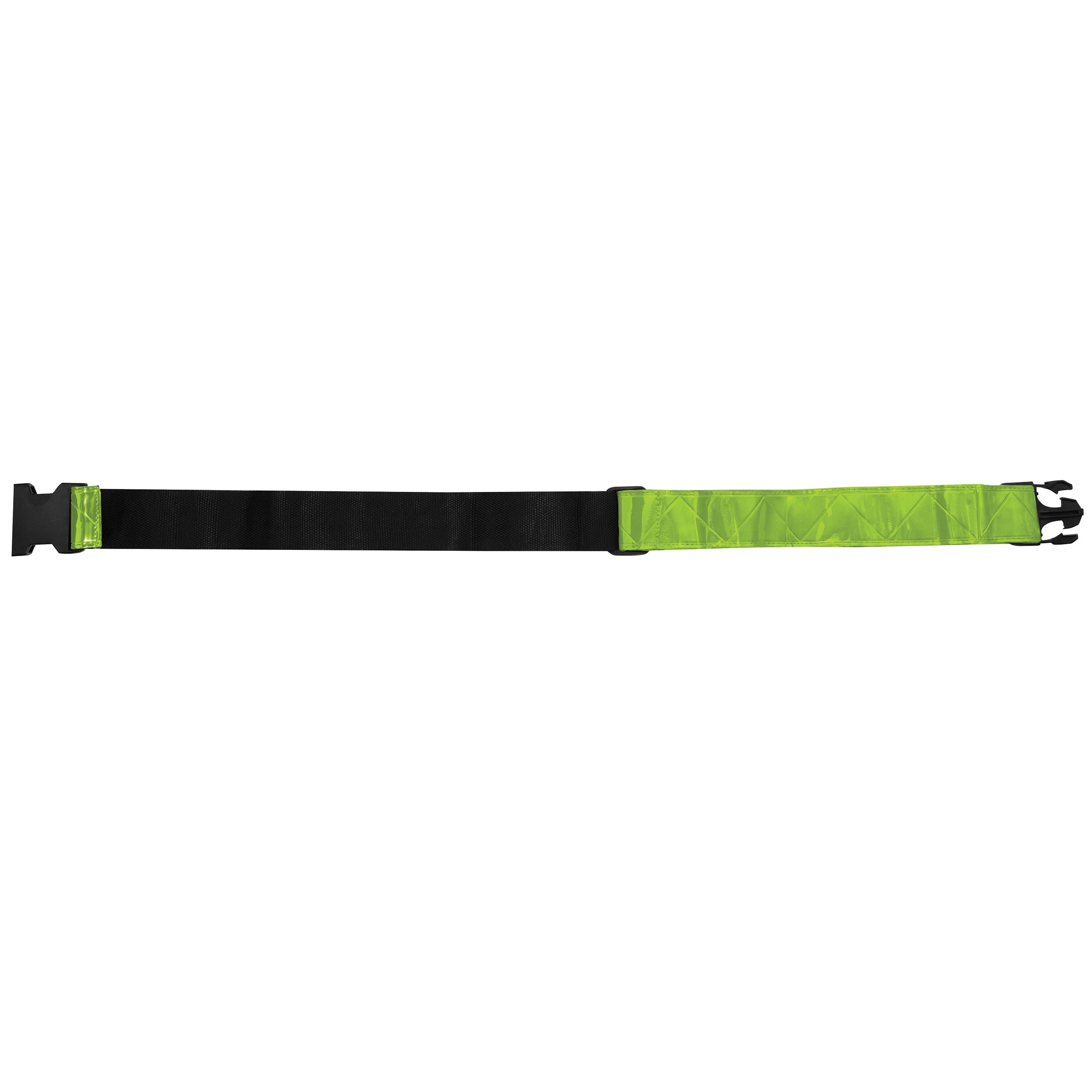 Rothco Reflective Physical Training Belt Safety Green P/T Shorts close-up photo