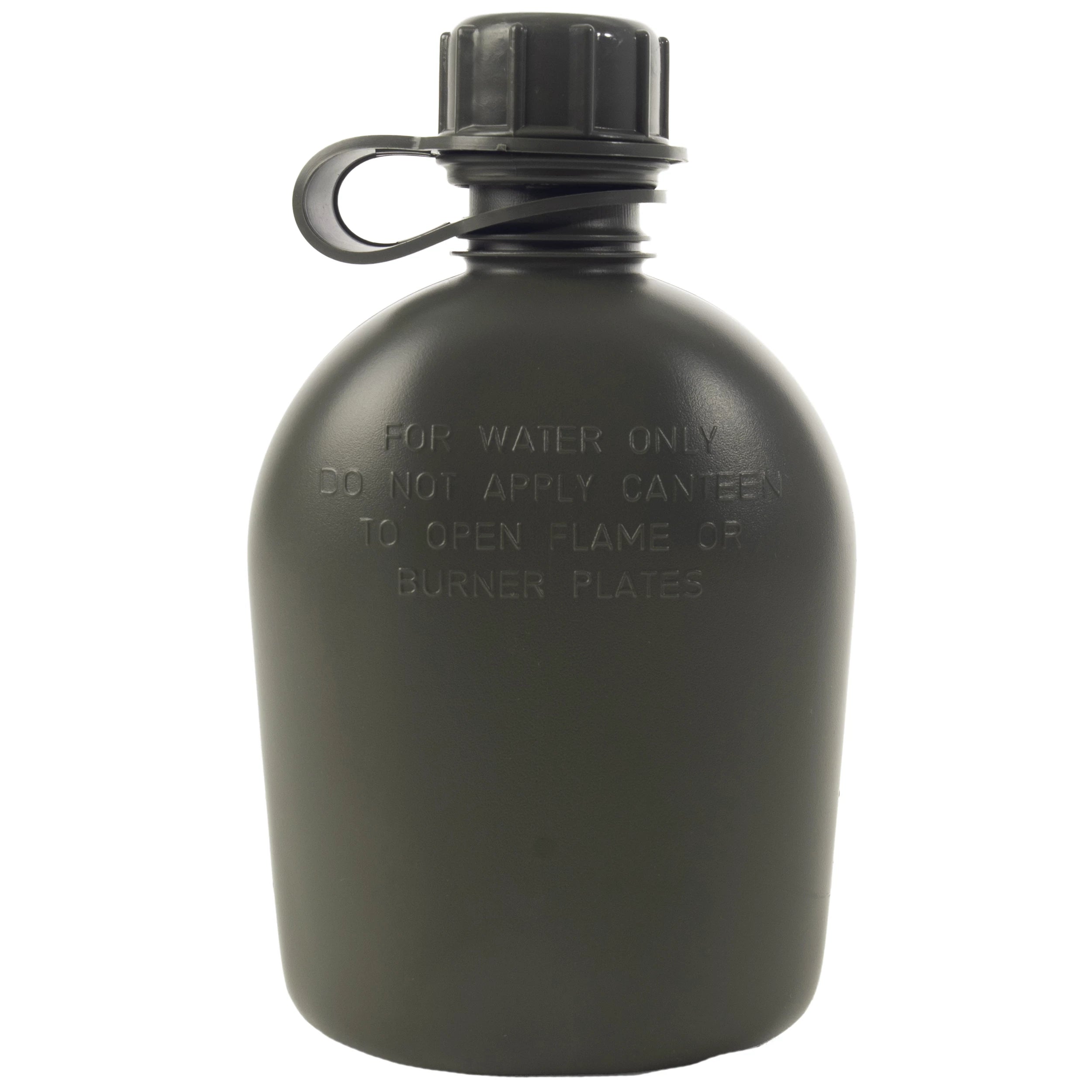 Rothco Genuine G.I. 3 Piece 1 Quart Plastic Canteen side detail photo