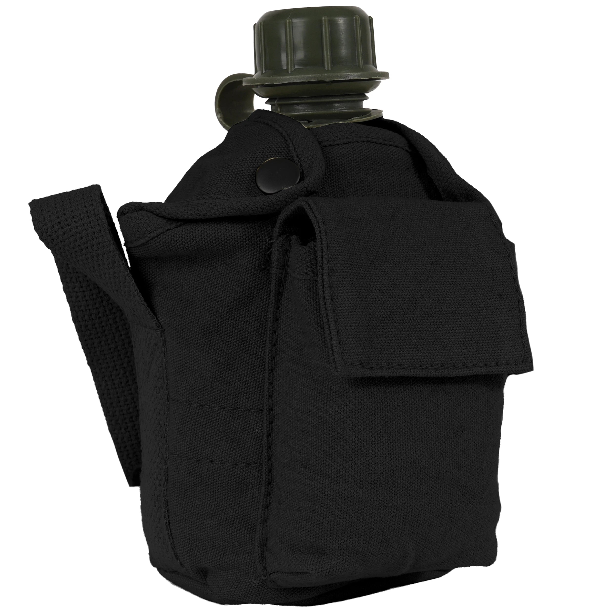 Vintage Canvas Carry-All Canteen Cover With Shoulder Strap