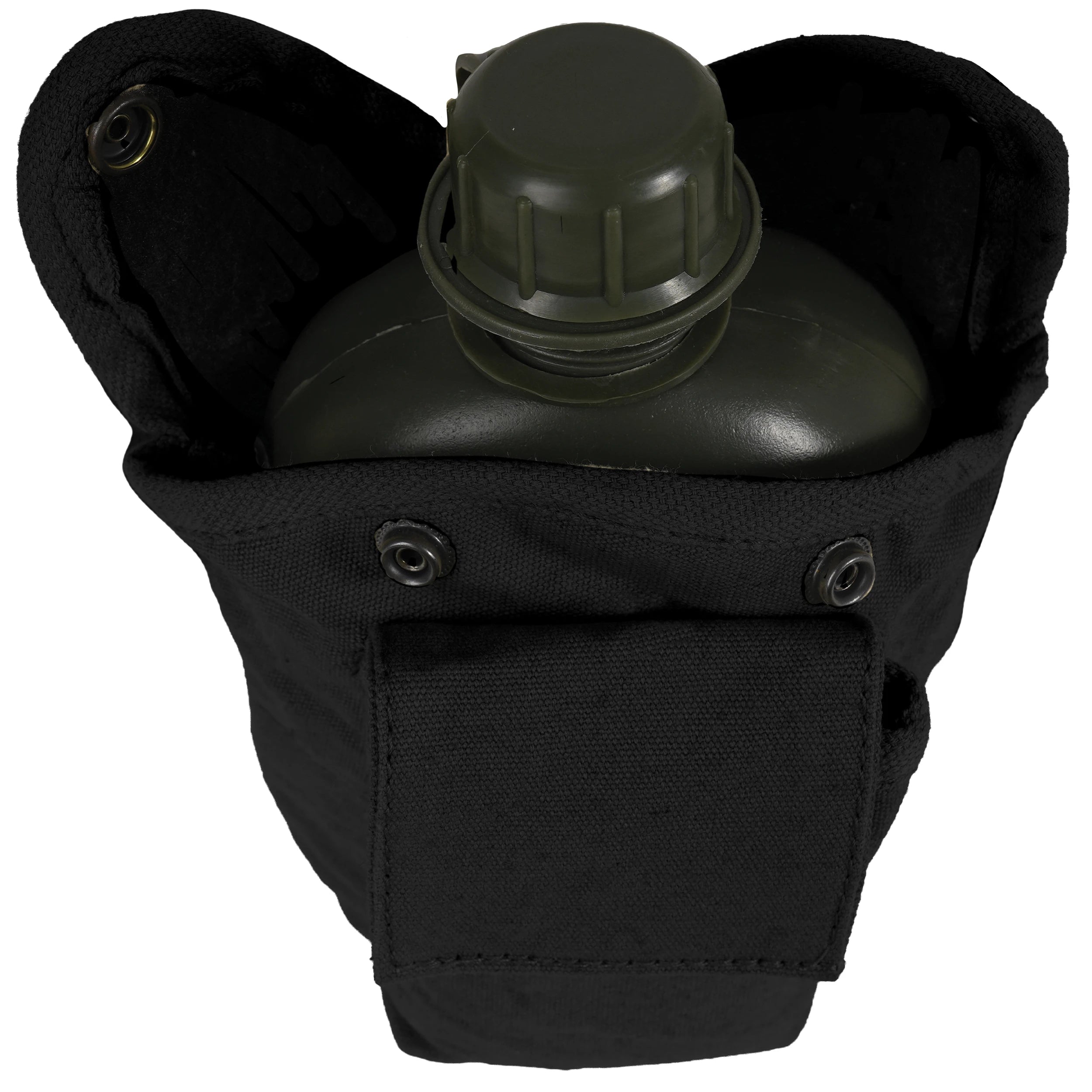 Rothco Vintage Canvas Carry-All Canteen Cover With Shoulder Strap side detail photo