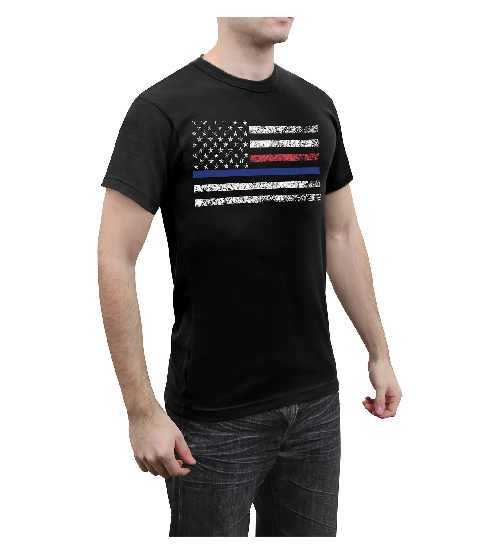 Thin Blue Line & Thin Red Line T-shirt