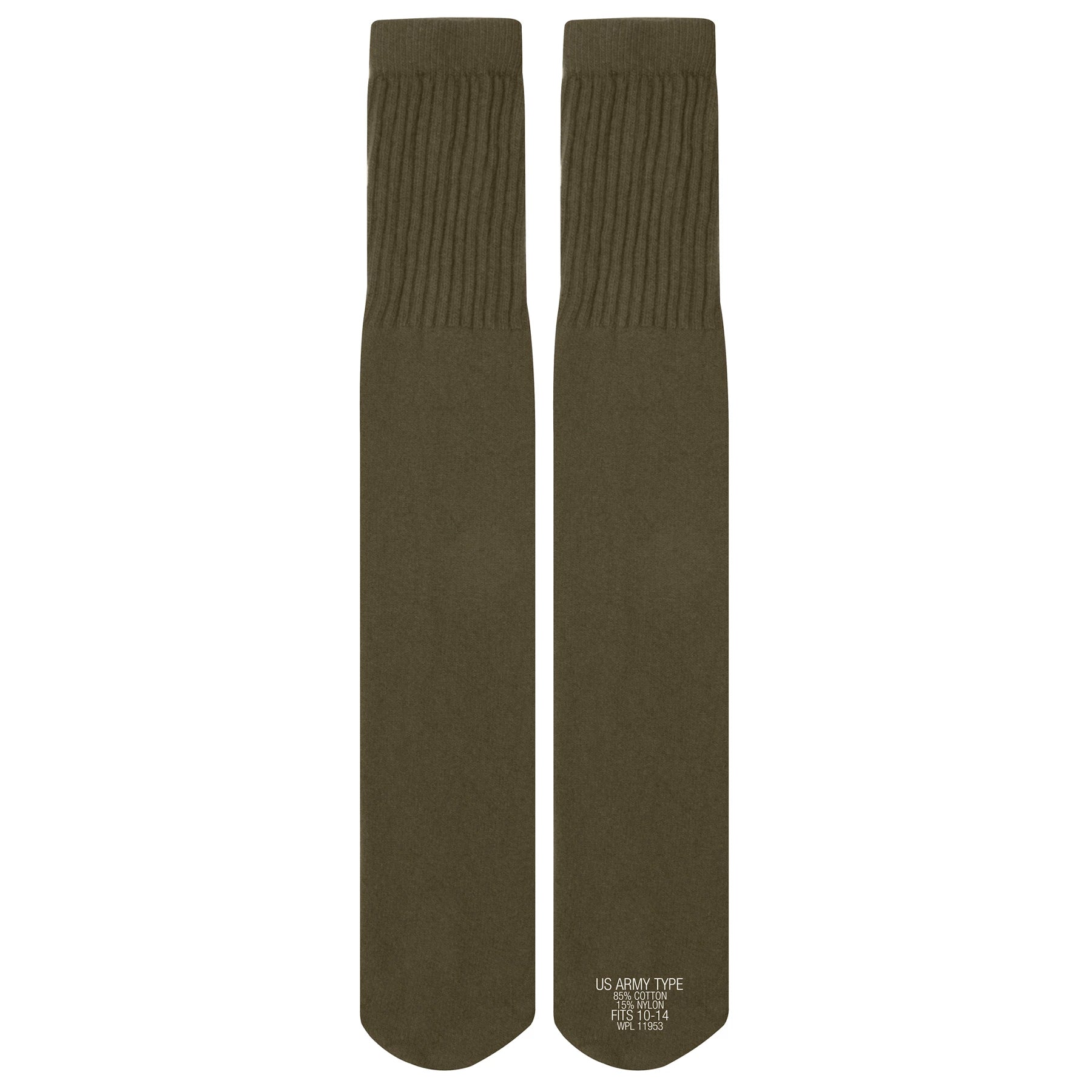 Rothco G.I. Style Tube Socks Black Cold Weather alternate photo
