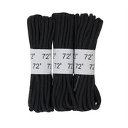 Rothco 72 Boot Laces - 3 Pack Black Military Shoe additional view