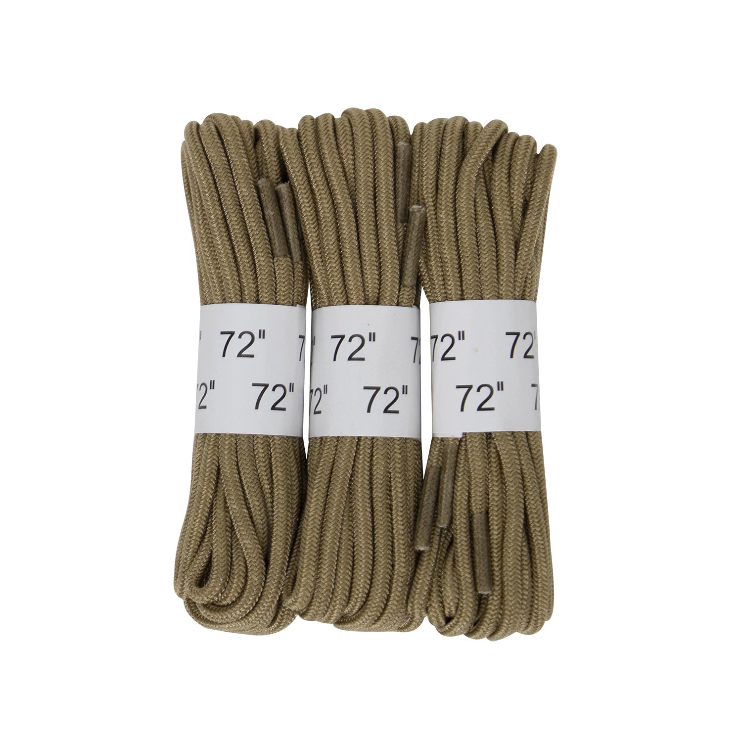 Rothco 72 Boot Laces - 3 Pack Black Military Shoe alternate photo