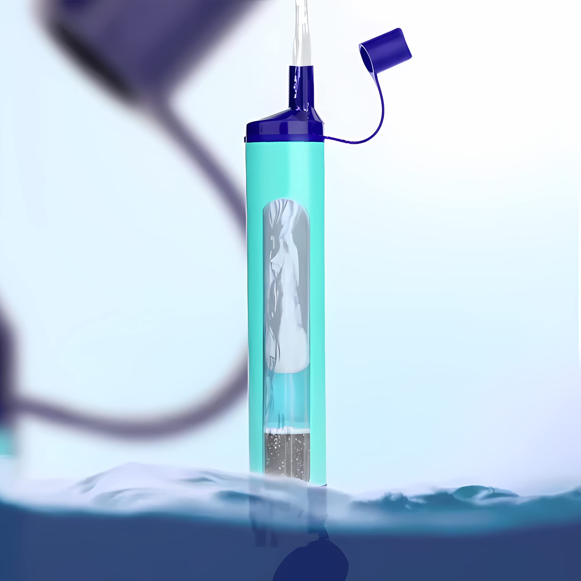 WakiWaki 4-Stage Water Filter Straw – Survival, Camping & Emergency Preparedness