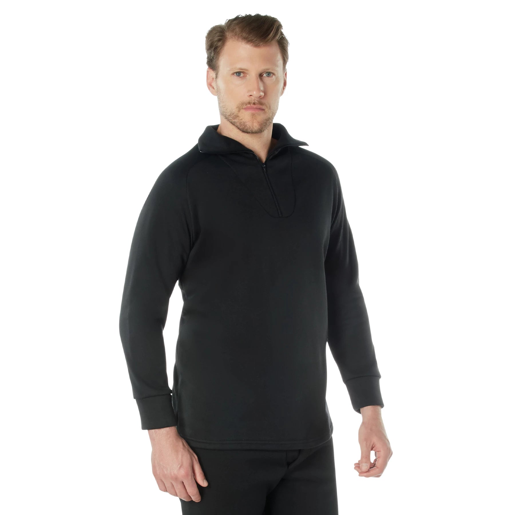 Rothco ECWCS Poly Zip Collar Shirts 670-1 Compliant Military Gear reverse view