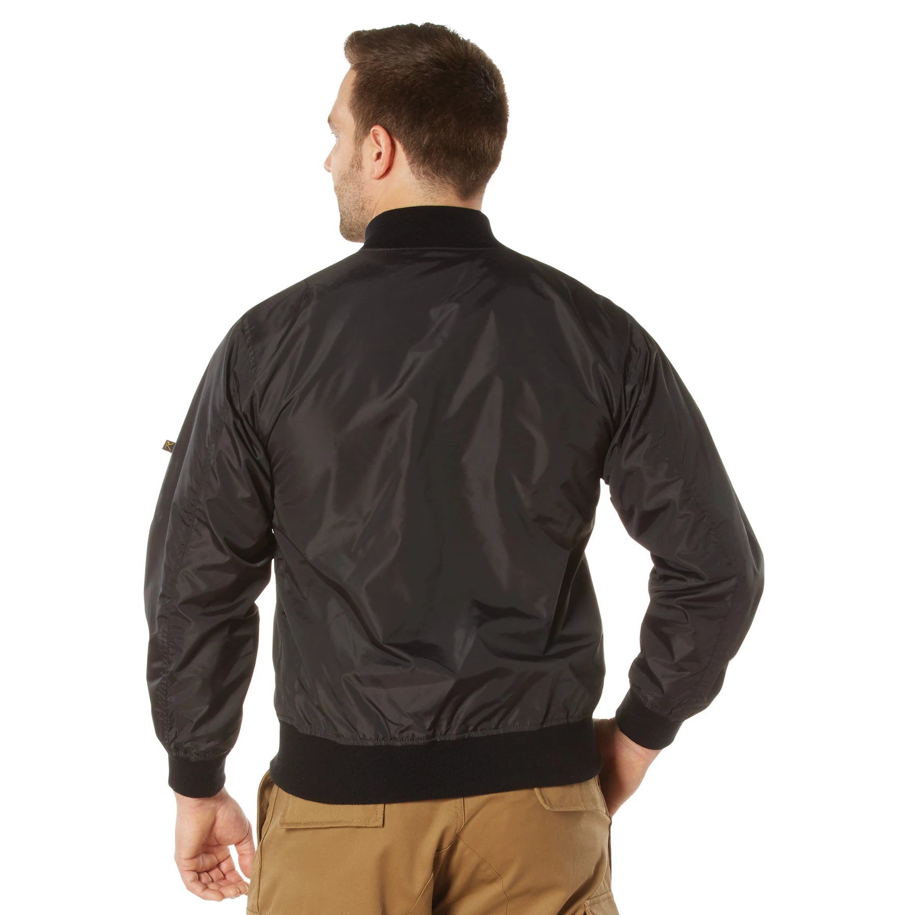 Rothco Lightweight MA-1 Flight Jacket Bomber & Jackets reverse view