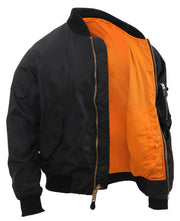 Rothco Lightweight MA-1 Flight Jacket Bomber & Jackets side detail photo