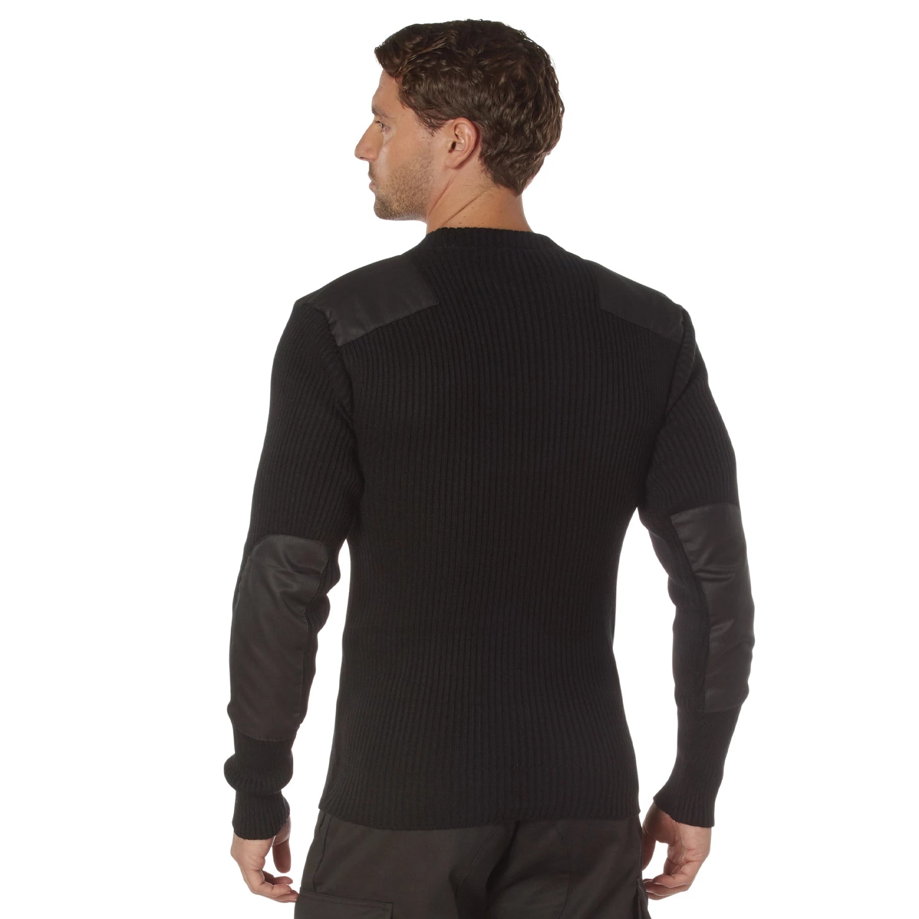 Rothco G.I. Style Acrylic Commando Sweater Big & Tall extra detail view