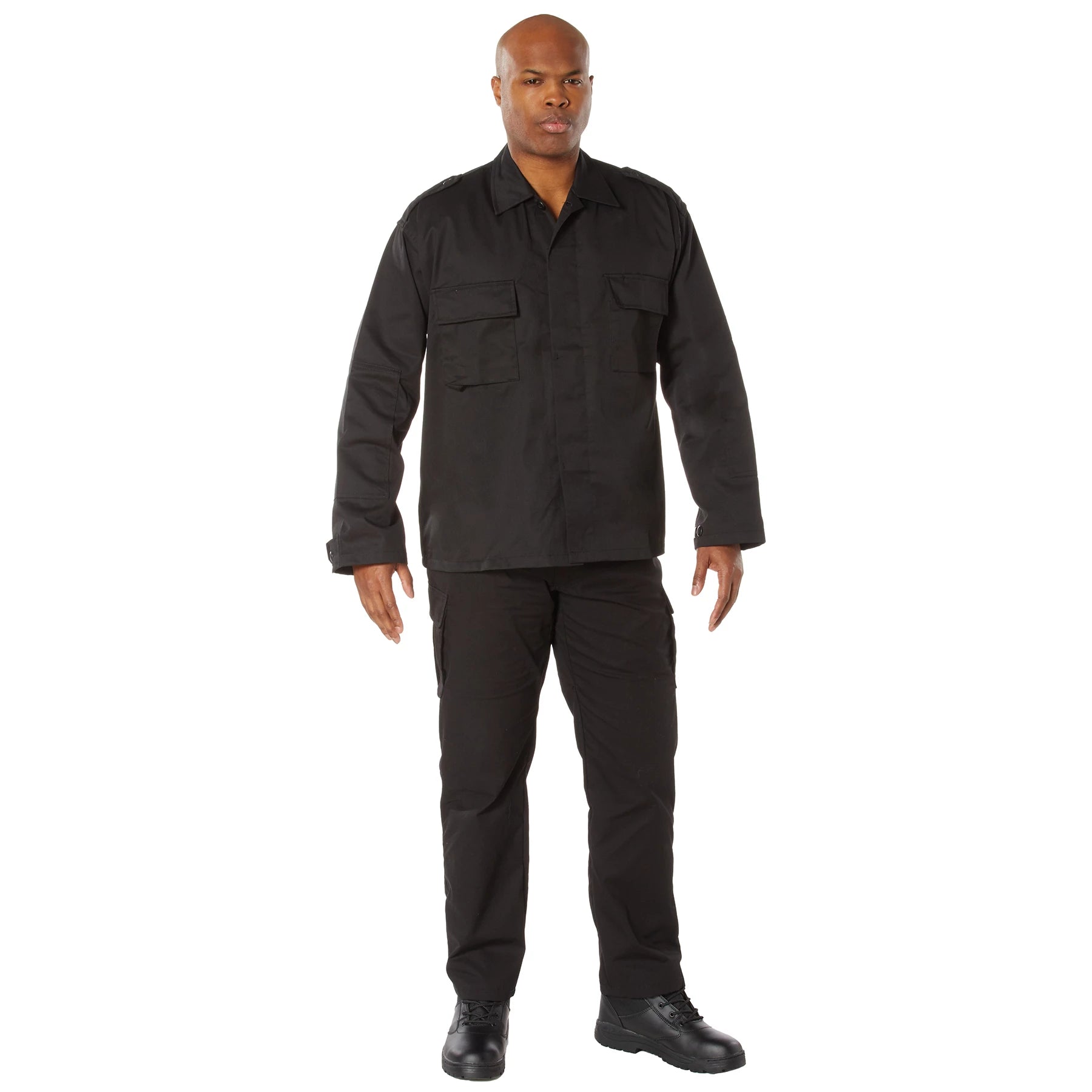 Rothco Tactical 2 Pocket BDU Battle Dress Uniform Shirt BDUs reverse view