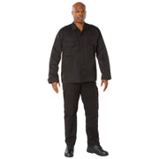 Rothco Tactical 2 Pocket BDU Battle Dress Uniform Shirt BDUs reverse view